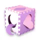 Σετ Παιδικό Δάπεδο Προστασίας Foam Puzzle Playmat με Περιφραγμένο Χώρο inSPORTline Burgino 30 x 30 x 1 εκ., 36 Τεμάχια 26513