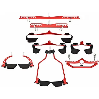 Power Force Λαβές οργάνων γυμναστικής Premium Handles Set Red PF-200546 - Σε 12 Άτοκες Δόσεις