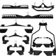 Power Force Λαβές οργάνων γυμναστικής Premium Handles Set Red PF-200546 - Σε 12 Άτοκες Δόσεις