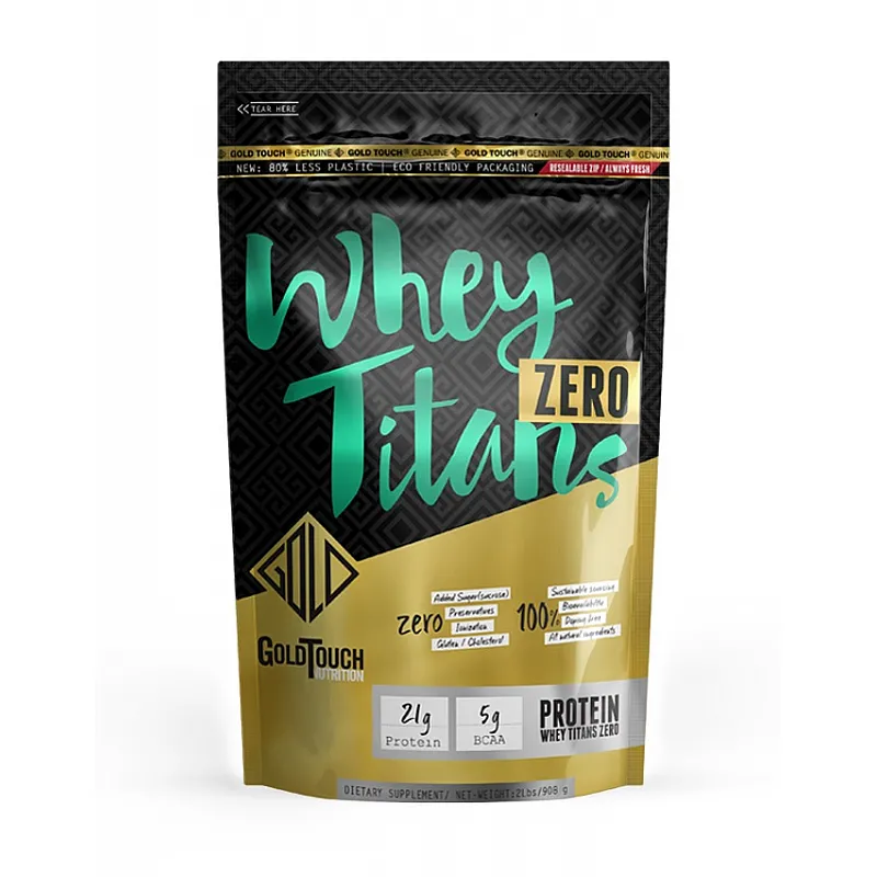 Gold Touch Whey Titans Zero 908gr Πρωτεΐνη Ορού Γάλακτος Chocolate