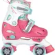 Nijdam Roller Skates Junior Adjustable Hard Boot Disco Twirl 52QN-RWB - Επιλογές Δώρων για εκείνη...