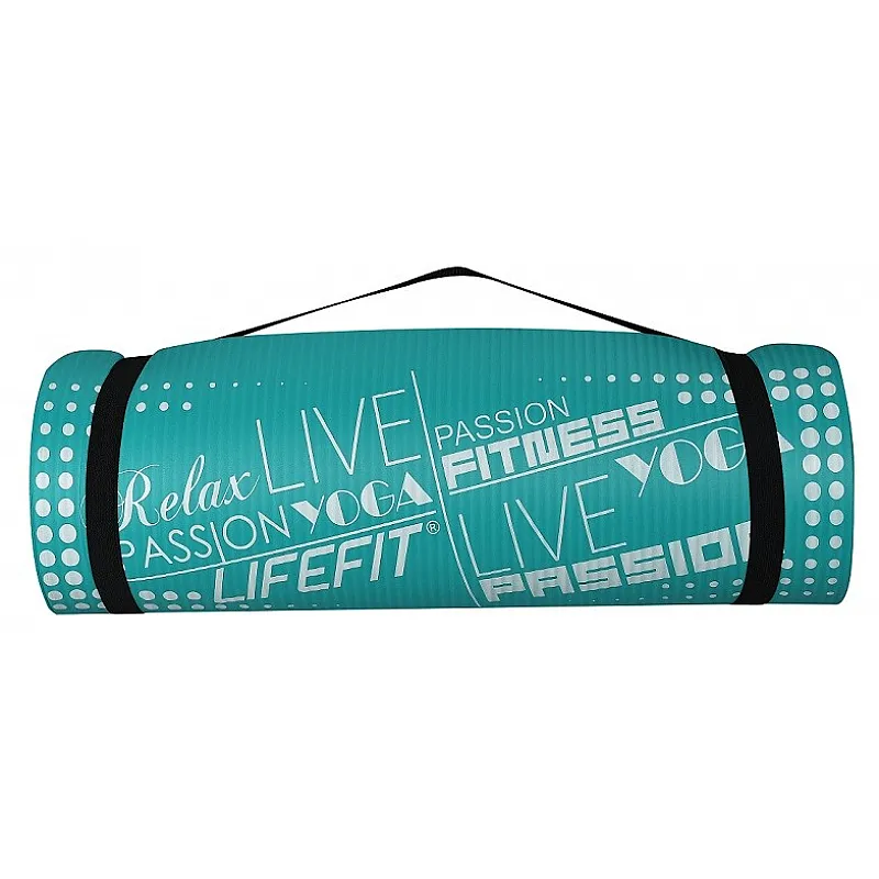 Life Fit Στρώμα γυμναστηρίου NBR Mat Exclusive C01-04 180 x 60cm Τυρκουάζ - Επιλογές Δώρων για εκείνη...