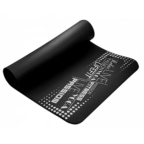 Life Fit Στρώμα γυμναστηρίου NBR Mat Exclusive C02-06 100 x 60cm Μαύρο