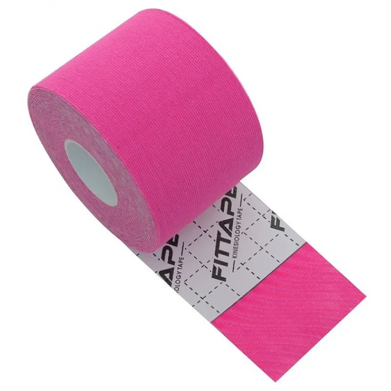 Life Fit Ταινία Κινησιοθεραπείας F-TAPE-02 Ροζ 5x500cm - Αθλητιατρικά