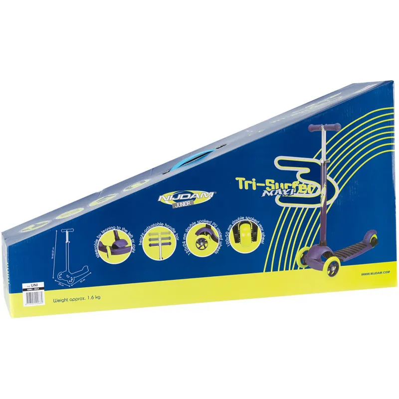 Nijdam Πατίνι Παιδικό Tri‑Surfer Maxi Μπλε 52MU-MGA - Επιλογές Δώρων για Εκείνον...