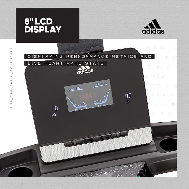 Adidas T‑19 Διάδρομος Γυμναστικής 3.5HP - Σε 18 Άτοκες Δόσεις - Black Friday