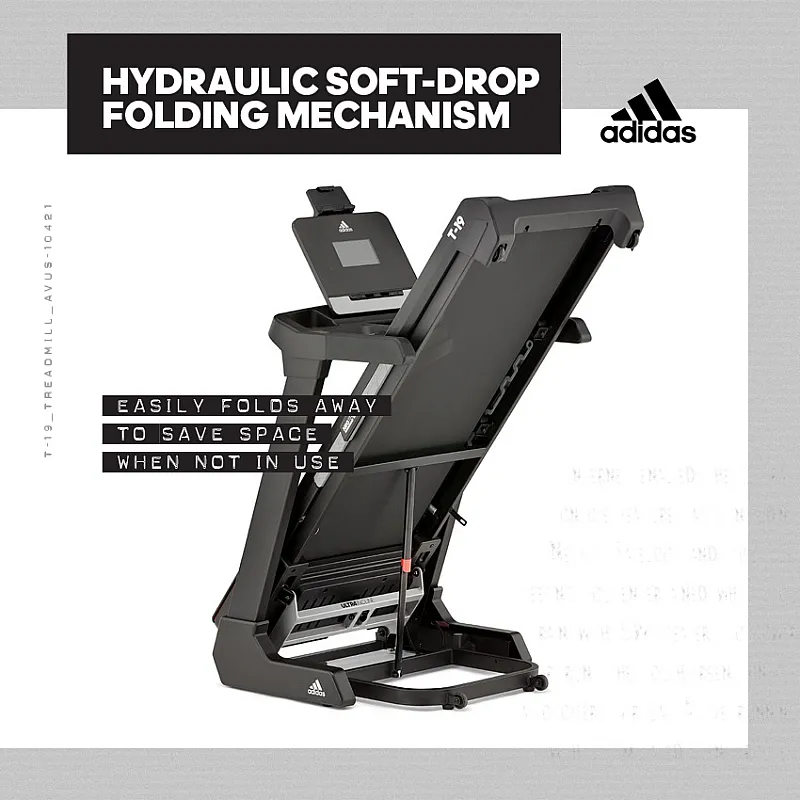 Adidas T‑19 Διάδρομος Γυμναστικής 3.5HP - Σε 18 Άτοκες Δόσεις - Black Friday
