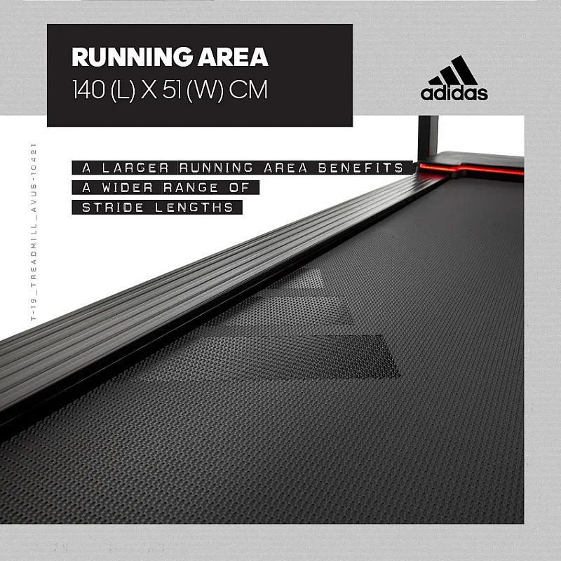 Adidas T‑19 Διάδρομος Γυμναστικής 3.5HP - Σε 18 Άτοκες Δόσεις - Black Friday