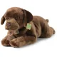 Rappa Λούτρινος Σκύλος Labrador Retriever Καφέ Ξαπλωτός 61 εκ. Eco-Friendly (211377)