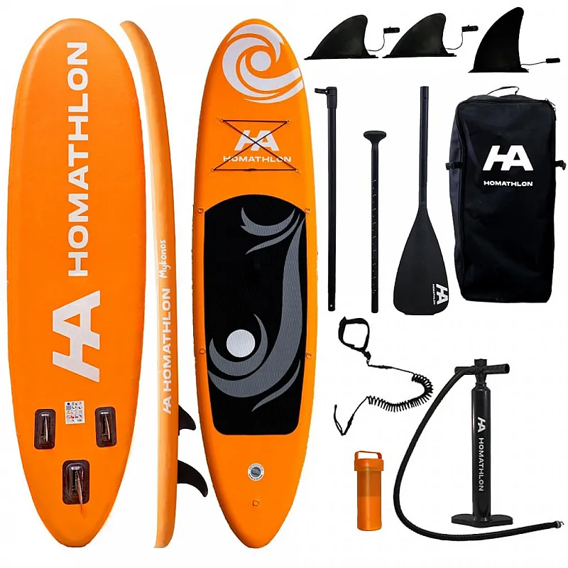 Φουσκωτή σανίδα SUP 11  335cm Mykonos Homathlon HA-700 Σε 12 Άτοκες Δόσεις - Σανίδες Sup και αξεσουάρ