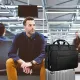 Υφασμάτινος Χαρτοφύλακας Taygeer 18 laptop 32L 1084 μαύρο - Χαρτοφύλακες