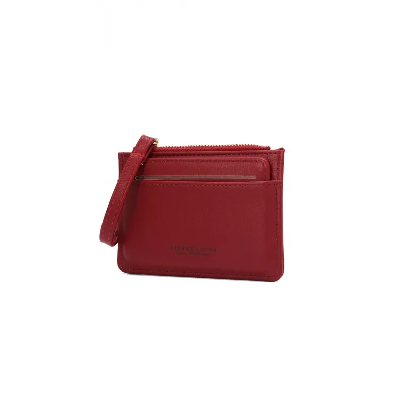 Γυναικεία καρτοθήκη Pierre Loues 19-45B μπορντό