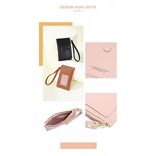 Γυναικεία καρτοθήκη Pierre Loues 19-55 μαύρο