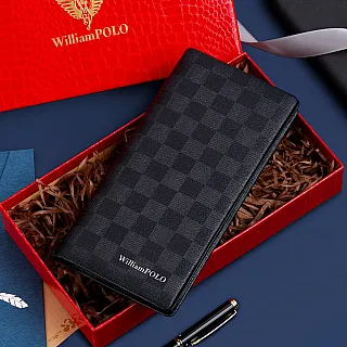 Δερμάτινο Ανδρικό πορτοφόλι William Polo 201502 black