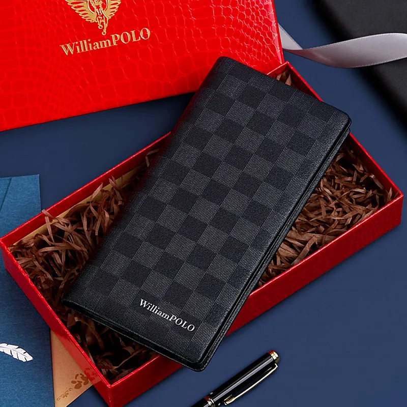 Δερμάτινο Ανδρικό πορτοφόλι William Polo 201502 black - Δερμάτινα ανδρικά πορτοφόλια