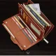 Δερμάτινο Ανδρικό πορτοφόλι William Polo 211566 dark brown - Δερμάτινα ανδρικά πορτοφόλια