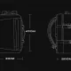 Σακίδιο πλάτης 29L Laptop 15,6” Bange 2892 μαύρο - Σακίδια Πλάτης