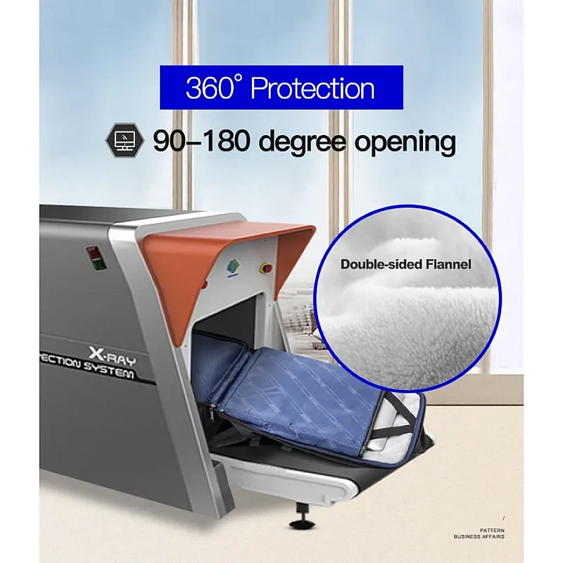 Δερμάτινο Σακίδιο πλάτης Αντικλεπτικό 28L Laptop 17,3” Bopai 61-121971 μαύρο