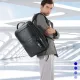 Δερμάτινο Σακίδιο πλάτης Αντικλεπτικό 24L Laptop 15,6” Bopai 61-122101 μαύρο - Δερμάτινα σακίδια πλάτης