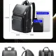 Δερμάτινο Σακίδιο πλάτης Αντικλεπτικό 25L Laptop 15,6” Bopai 61-122431 μαύρο