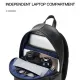 Δερμάτινο Σακίδιο πλάτης Αντικλεπτικό 17L Laptop 15,6” Bopai 61-123551 μαύρο