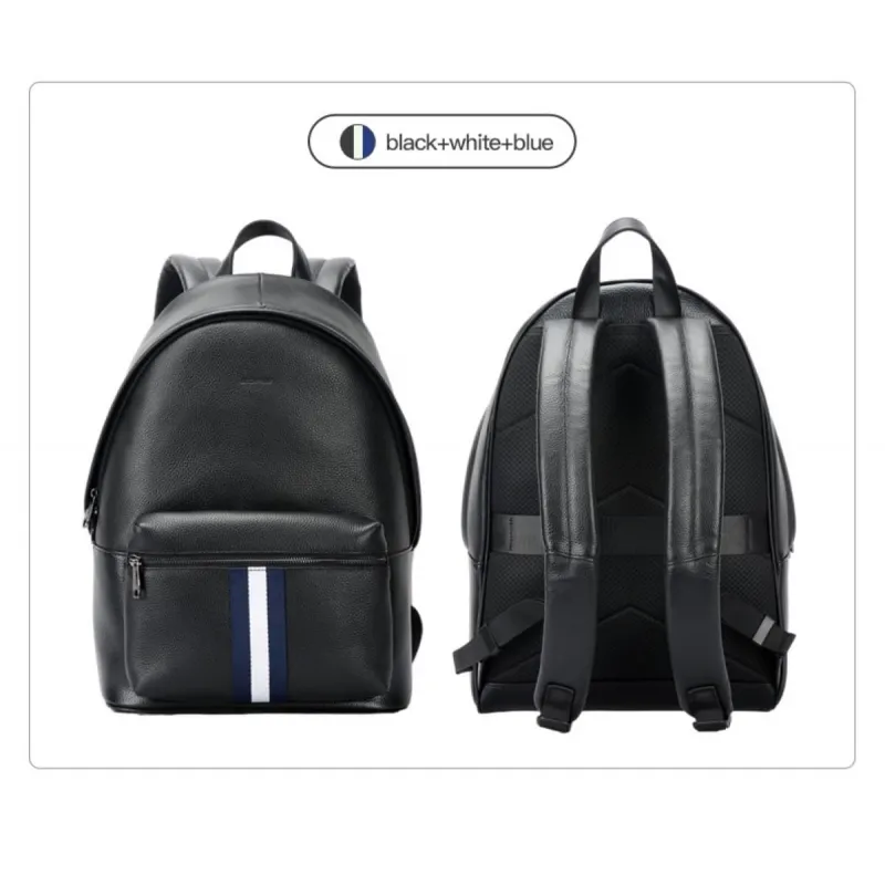 Δερμάτινο Σακίδιο πλάτης Αντικλεπτικό 17L Laptop 15,6” Bopai 61-123551 μαύρο