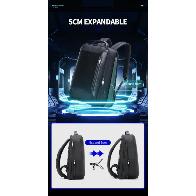 Σακίδιο πλάτης Αντικλεπτικό 24L Laptop 15,6” Bopai 61-19011 μαύρο - Επαγγελματικά Σακίδια Πλάτης