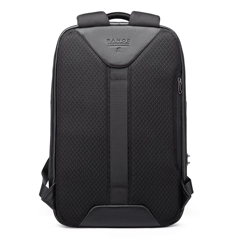 Δερμάτινο Σακίδιο πλάτης 21L Laptop 15,6” Bange 6621 μαύρο
