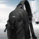 Τσαντάκι ώμου χιαστί crossbody Bange 77120 μαύρο
