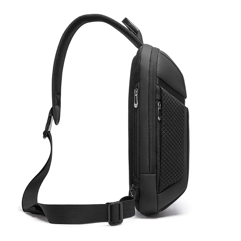 Τσαντάκι ώμου χιαστί crossbody Bange 7721 μαύρο - Crossbody