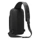 Τσαντάκι ώμου χιαστί crossbody Bange 7721 μαύρο - Crossbody