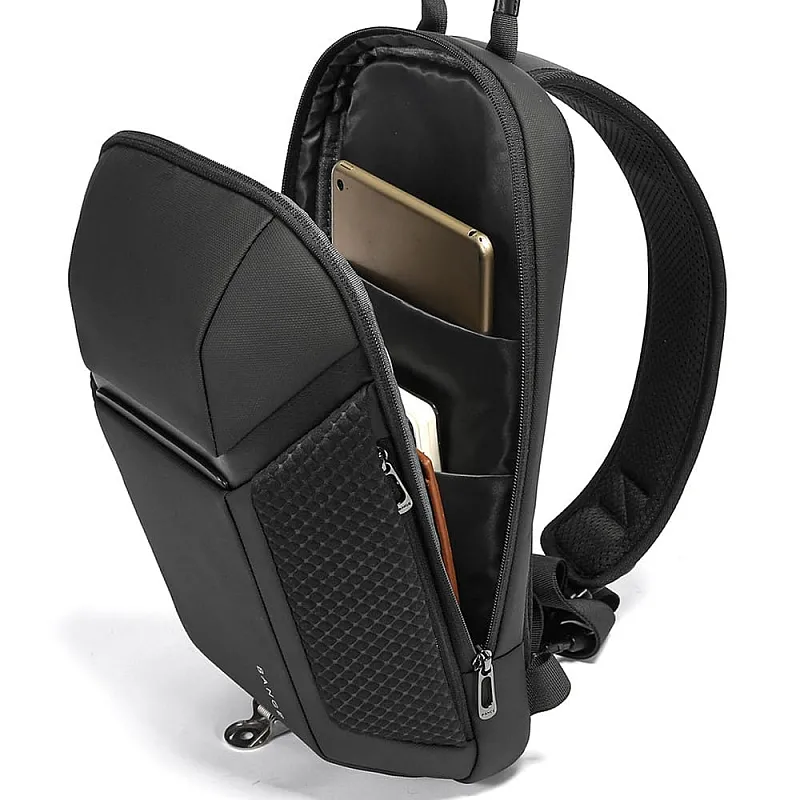 Τσαντάκι ώμου χιαστί crossbody Bange 7721 μαύρο - Crossbody