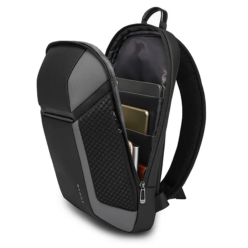 Τσαντάκι ώμου χιαστί crossbody Bange 7721 γκρί - Crossbody