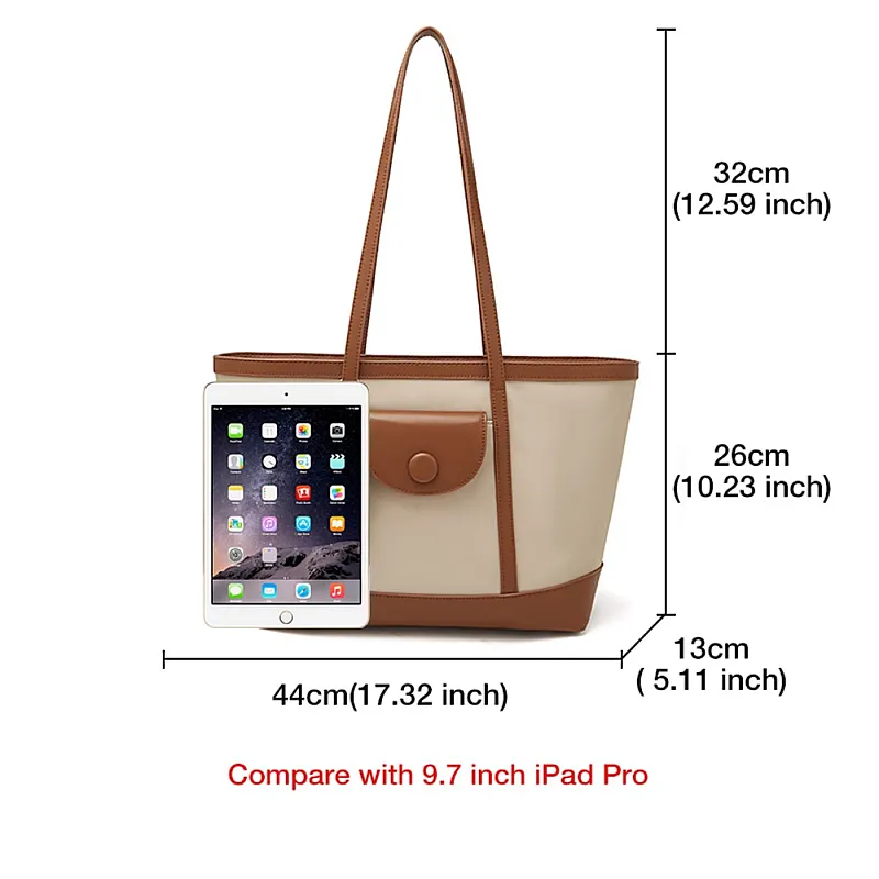Δερμάτινη Γυναικεία Τσάντα Shopper  Ωμου Foxer 9151041F μπέζ/καφέ