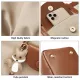 Δερμάτινη Γυναικεία Τσάντα Shopper  Ωμου Foxer 9151041F μπέζ/καφέ