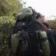 Σακίδιο πλάτης ορειβατικό υπαίθριο αδιάβροχο 990 90L μαύρο