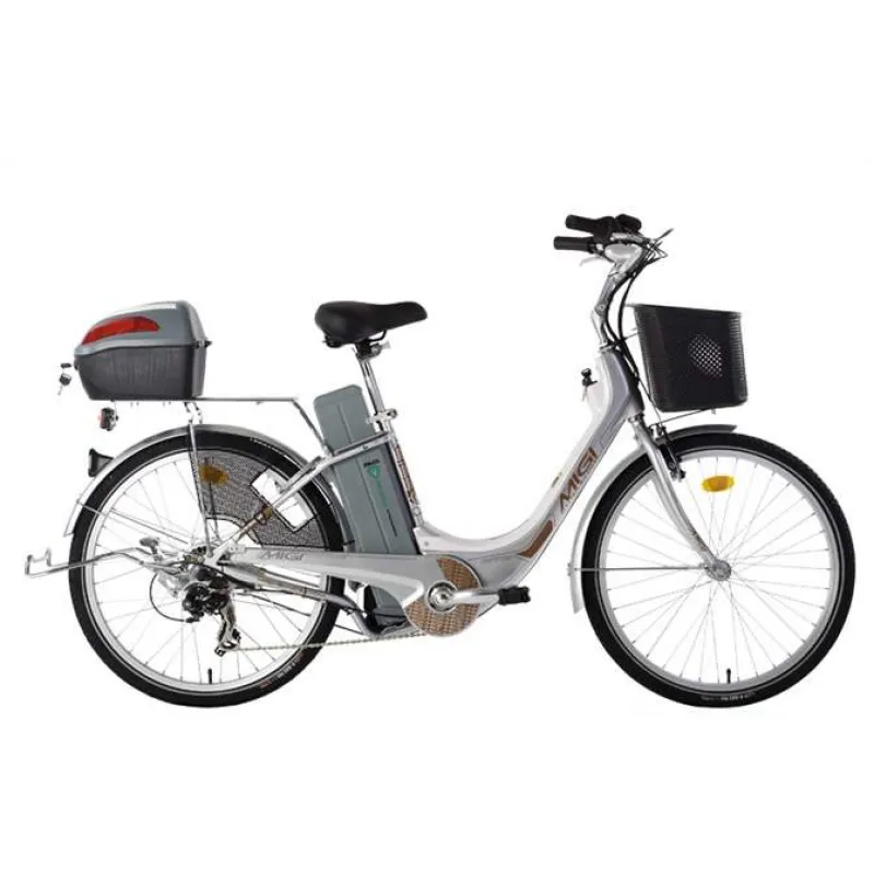 MI.GI Sissy 24 Ασημί e Bike - E Bikes- Ηλεκτρικά Ποδήλατα