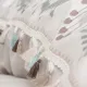 Σετ παπλωματοθήκη Asilo Cotton Box 4 τμχ Διπλή (200x220) χρώμα καφέ - λευκό