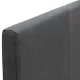 Κρεβάτι Flat Megapap υφασμάτινο χρώμα ανθρακί 150x200εκ. - Κρεβάτια