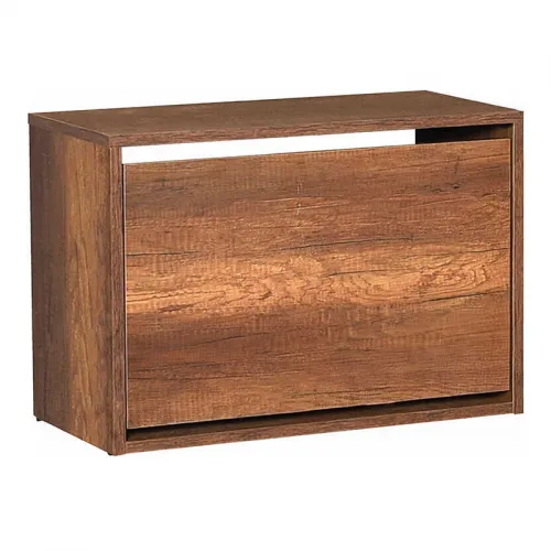 Παπουτσοθήκη 6 ζεύγων Step Megapap σε χρώμα καρυδί 60x30x42εκ.
