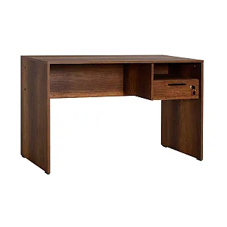 Γραφείο Concept Megapap σε χρώμα καρυδί 120x60x75εκ.