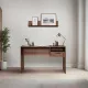 Γραφείο Concept Megapap σε χρώμα καρυδί 120x60x75εκ. - Γραφεία