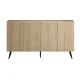 Μπουφές Luna Megapap χρώμα oak 180x43x100εκ.
