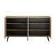 Μπουφές Luna Megapap χρώμα oak 180x43x100εκ.