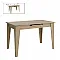 Τραπέζι Trendline Megapap επεκτεινόμενο χρώμα oak 120/150x70x75εκ.
