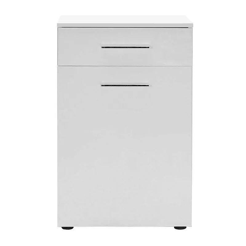 Ντουλάπι - Καλάθι απλύτων Diamond Megapap χρώμα λευκό gloss 52x38x83εκ.