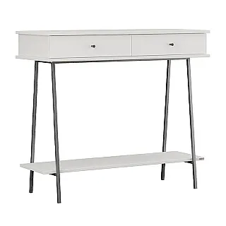 Κονσόλα Elite Megapap χρώμα λευκό του πάγου 100x40x88εκ.