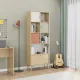 Βιβλιοθήκη Terra Megapap χρώμα florida oak 67x30x181εκ.