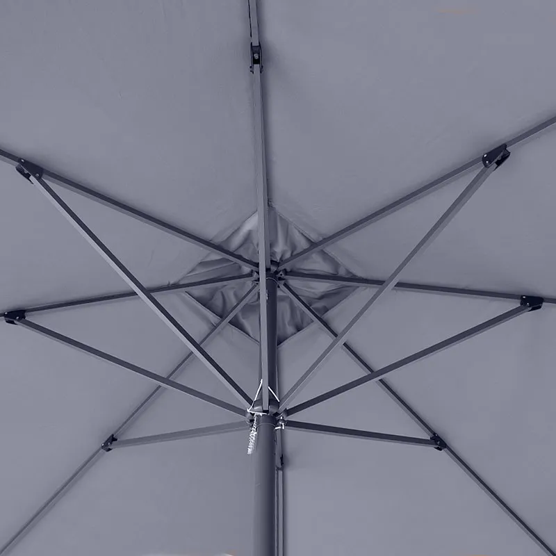 Ομπρέλα κήπου Dylan Megapap αλουμινίου χρώμα ανθρακί 3x3m. - Ομπρέλες Κήπου
