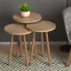 Βοηθητικά τραπεζάκια Roma Megapap από μελαμίνη χρώμα pine oak - Τραπεζάκια βοηθητικά